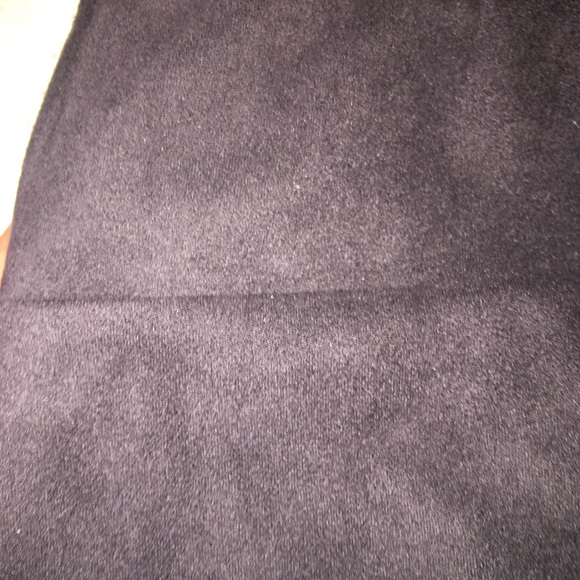 Dark Navy Faux Suede Leggings (Small) - Picture 4 of 11